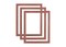 Millbrook Collection Country Chic Wood Picture Frames, Narrow - 1-1/2" Face Solid Wood Molding for Photos, Artwork & Prints Includes Acrylic Glazing - Made in USA